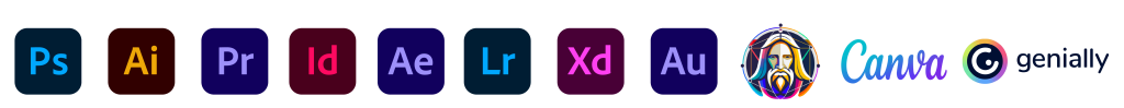 Logos de sistemas de diseñpo gráfico